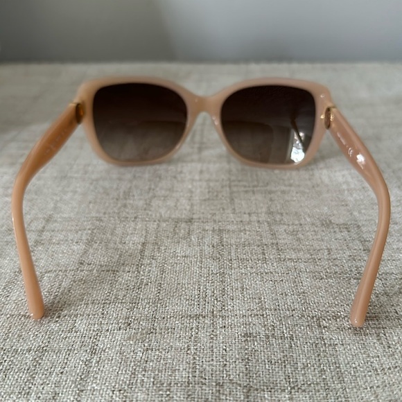 Tory Burch Sunglasses #7086. Light Peach/Cream color. Original case included. main image 6